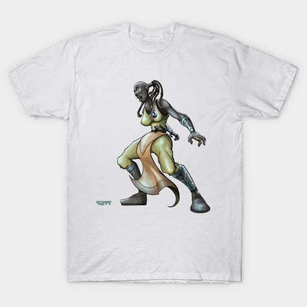 Rage T-Shirt by UBiv Art Gallery